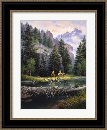 Framed Cure of the Rockies Print