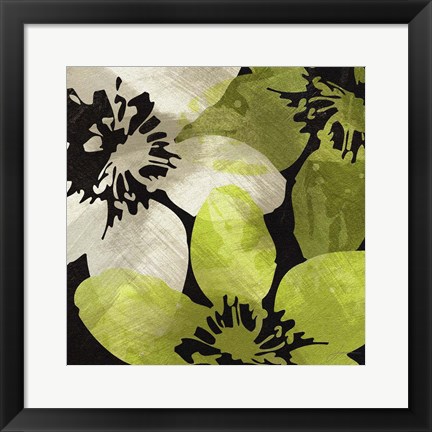 Framed Bloomer Tiles V Print