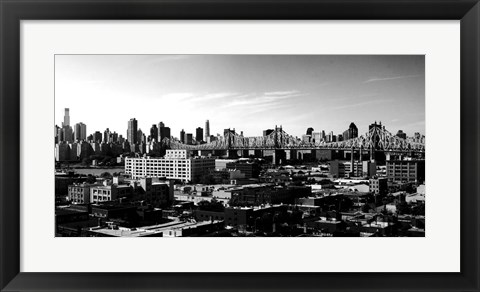 Framed Panorama of NYC II Print