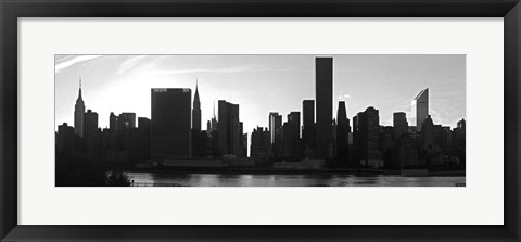 Framed Panorama of NYC VI Print