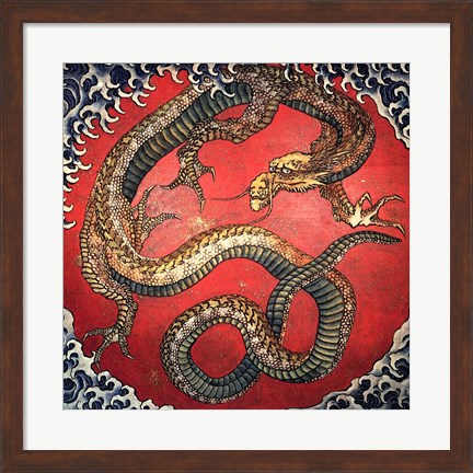 Framed Dragon Print