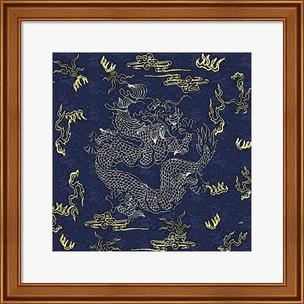 Framed Dragon Flag Print
