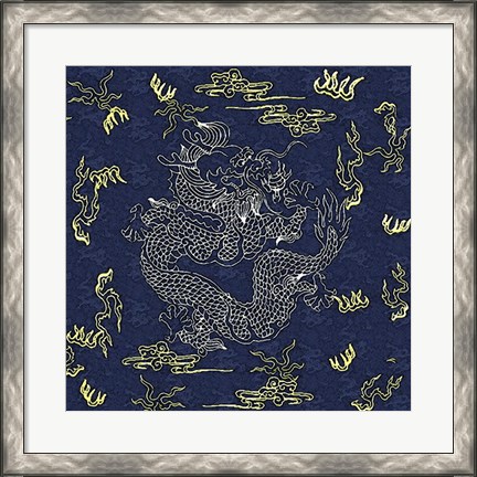 Framed Dragon Flag Print