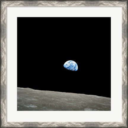 Framed Earthrise Print