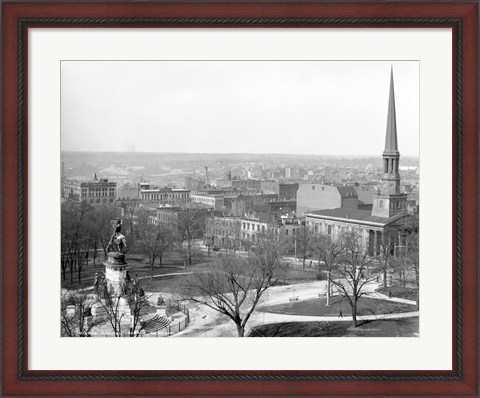 Framed Capitol Square Richmond, Va. Print