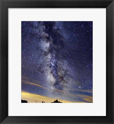 Framed Milky Way in Serra da Estrela, Portugal Print