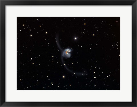 Framed Antennae (NGC 4038 and 4039), interacting pair of galaxies in Corvus Print