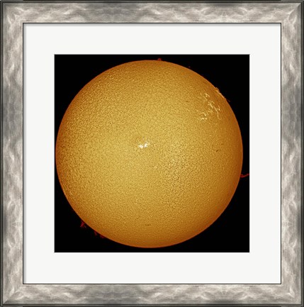 Framed sun in H-alpha light Print