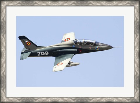 Framed Romanian Air IForce AR-99 Soim jet trainer Print