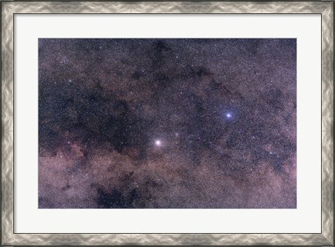 Framed Alpha and Beta Centauri in the southern constellation of Centaurus Print