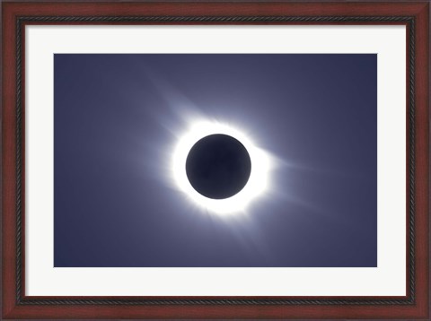 Framed Total solar eclipse Print