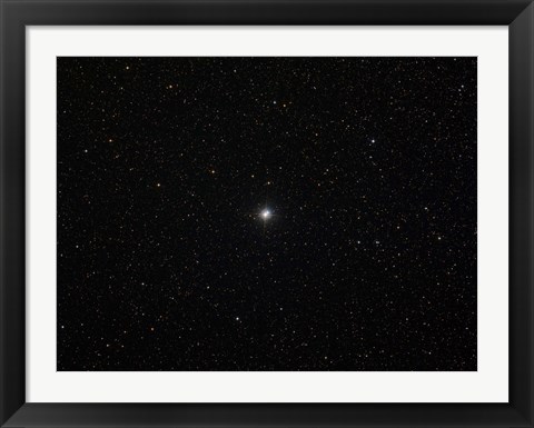 Framed double star Albireo in the constellation Cygnus Print