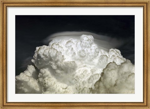 Framed Cumulus Congestus cloud with Pileus Print