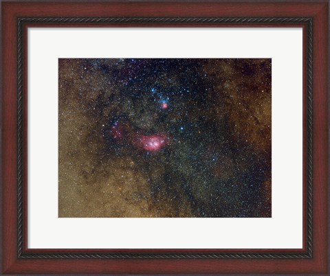 Framed Widefield view of nebulae in Sagittarius Print