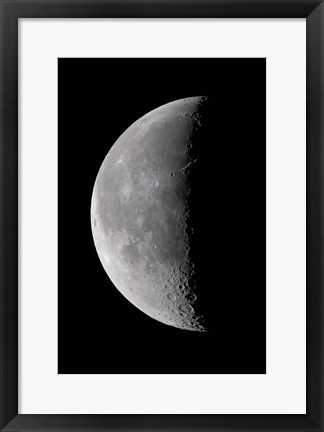 Framed 23 day old waning moon Print