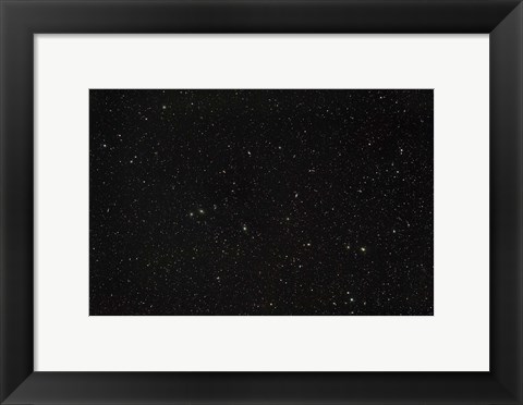 Framed Widefield view of the constellations Virgo and Coma Berenices Print