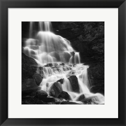 Framed Roasto Waterfall in Nordland, Norway Print