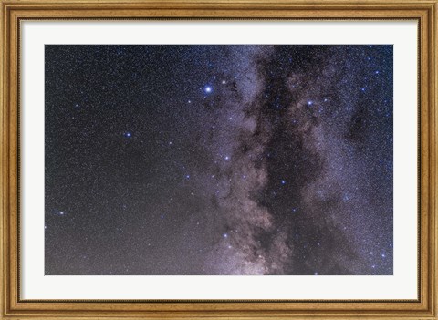 Framed Aquila constellation and the Serpens-Ophiuchus double cluster Print