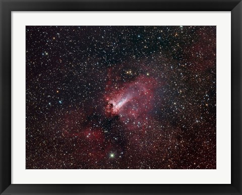 Framed Omega Nebula Print