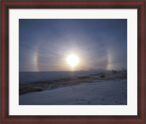 Framed Solar halo, Alberta, Canada Print