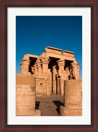 Framed Egypt, Kom Ombo, Temple of Kom Ombo Print