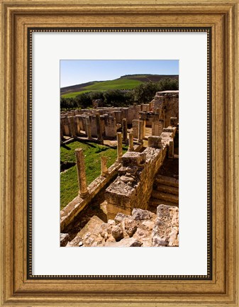 Framed Ancient Architecture, Roman Brothels, Dougga, Tunisia Print