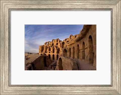 Framed Ancient Roman Amphitheater, El Jem, Tunisia Print