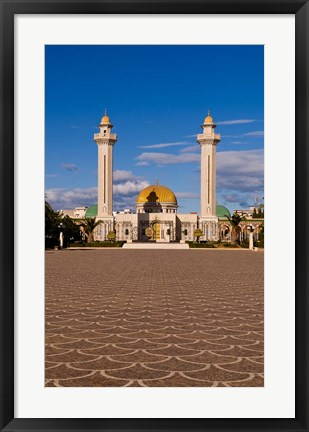 Framed Bourguiba Mausoleum, Sousse area, Monastir, Tunisia Print