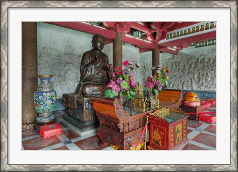Framed Buddhist shrine, Big Wild Goose Pagoda, Xian, China Print