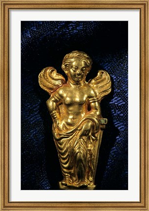 Framed Bactrian Aphrodite Brooch, Afghanistan Print