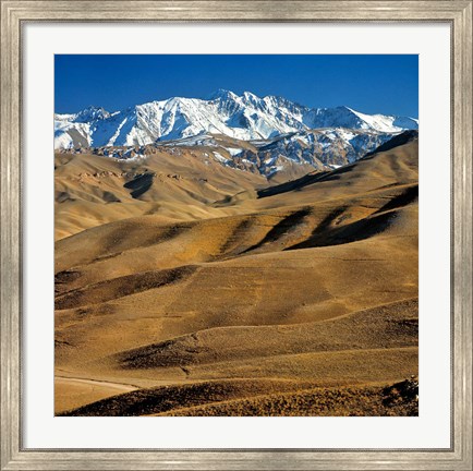 Framed Afghanistan, Bamian Valley, Hindu Kush Mountains Print