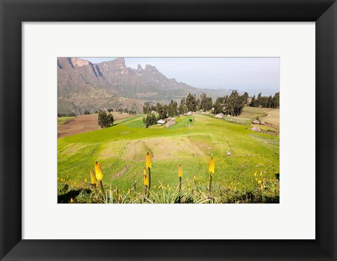 Framed Amiwalka, Semien Mountains National Park, Ethiopia Print