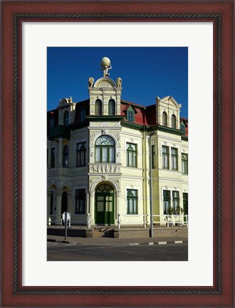 Framed Historic Hohenzollern Building 1906, Swakopmund, Namibia, Africa. Print
