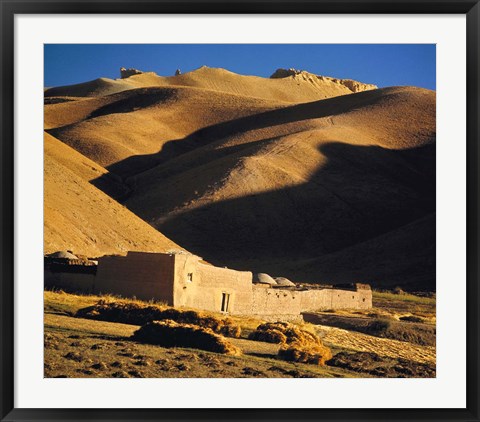 Framed Afghanistan, Bamian Valley, Caravansary, Hindu Kush Print