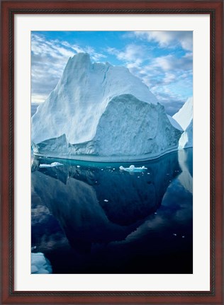 Framed Icebergs and seascapes, Antarctica Print