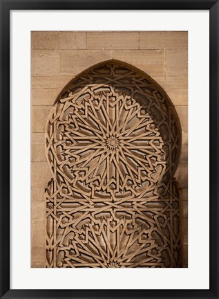 Framed Morocco Casablanca Palace, Moorish Architecture Print