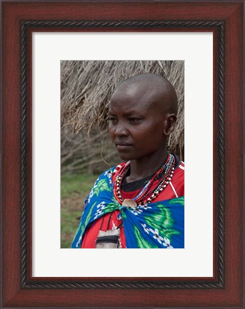 Framed Kenya, Mara River Expedition, Mara Escarpment portrait Print