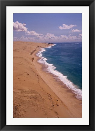Framed Mozambique, Bazaruto, Benguerra Island, Coastline Print