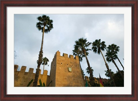 Framed MOROCCO, Souss, Hotel Palais Salam Palace, Ramparts Print