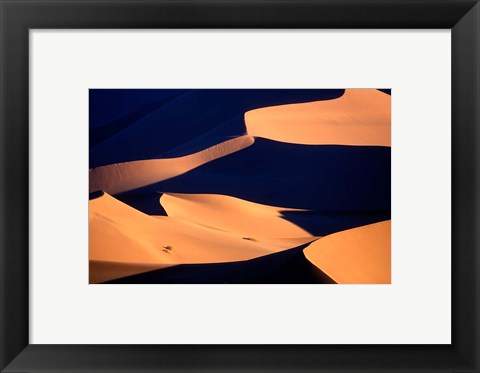 Framed Red Sand Dunes in Namib Desert, Namib Naukluft National Park, Namibia Print