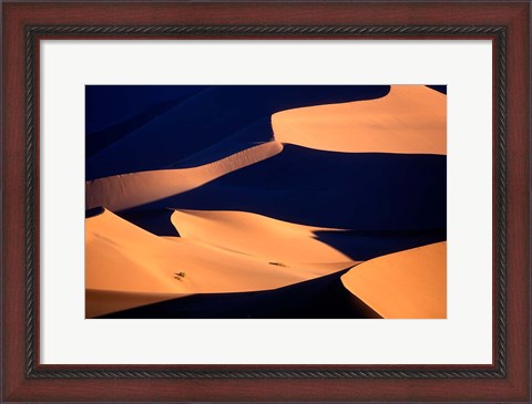 Framed Red Sand Dunes in Namib Desert, Namib Naukluft National Park, Namibia Print