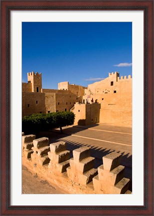 Framed Ribat fort, monastery, Sousse, Monastir, Tunisia Print
