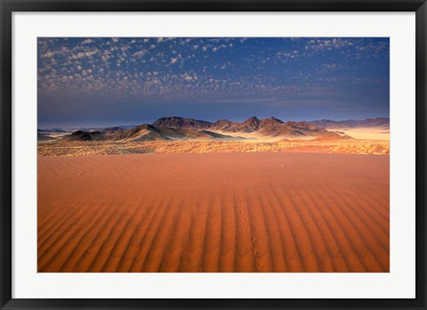 Framed Sand Patterns, Sossosvlei Dunes, Namibia Print