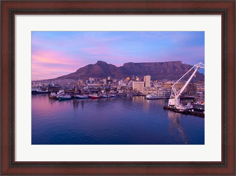 Framed South Africa, Cape Town, Victoria &amp; Alfred Port Print