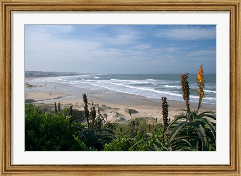 Framed Stretches of Beach, Jeffrey&#39;s Bay, South Africa Print