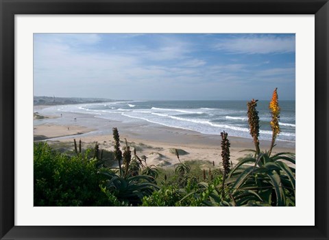 Framed Stretches of Beach, Jeffrey&#39;s Bay, South Africa Print