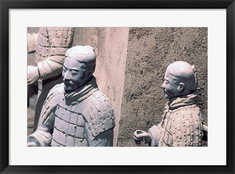 Framed Terra-Cotta Warriors, Xian, China Print