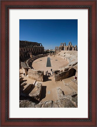 Framed Colosseum, Tunisia Print