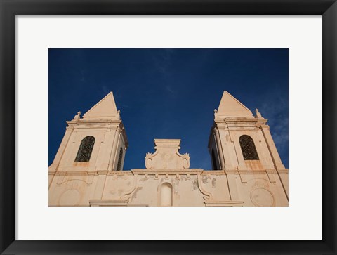 Framed Tunisia, Jerba Island, Houmt Souq, Christian church Print