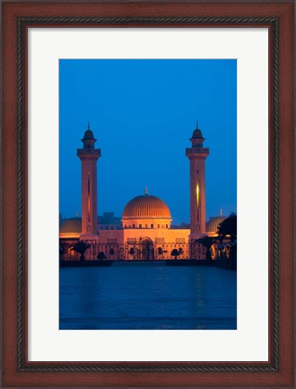 Framed Tunisia, Monastir, Mausoleum, evening Print